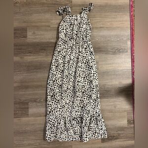 Leopard Print Maxi Dress